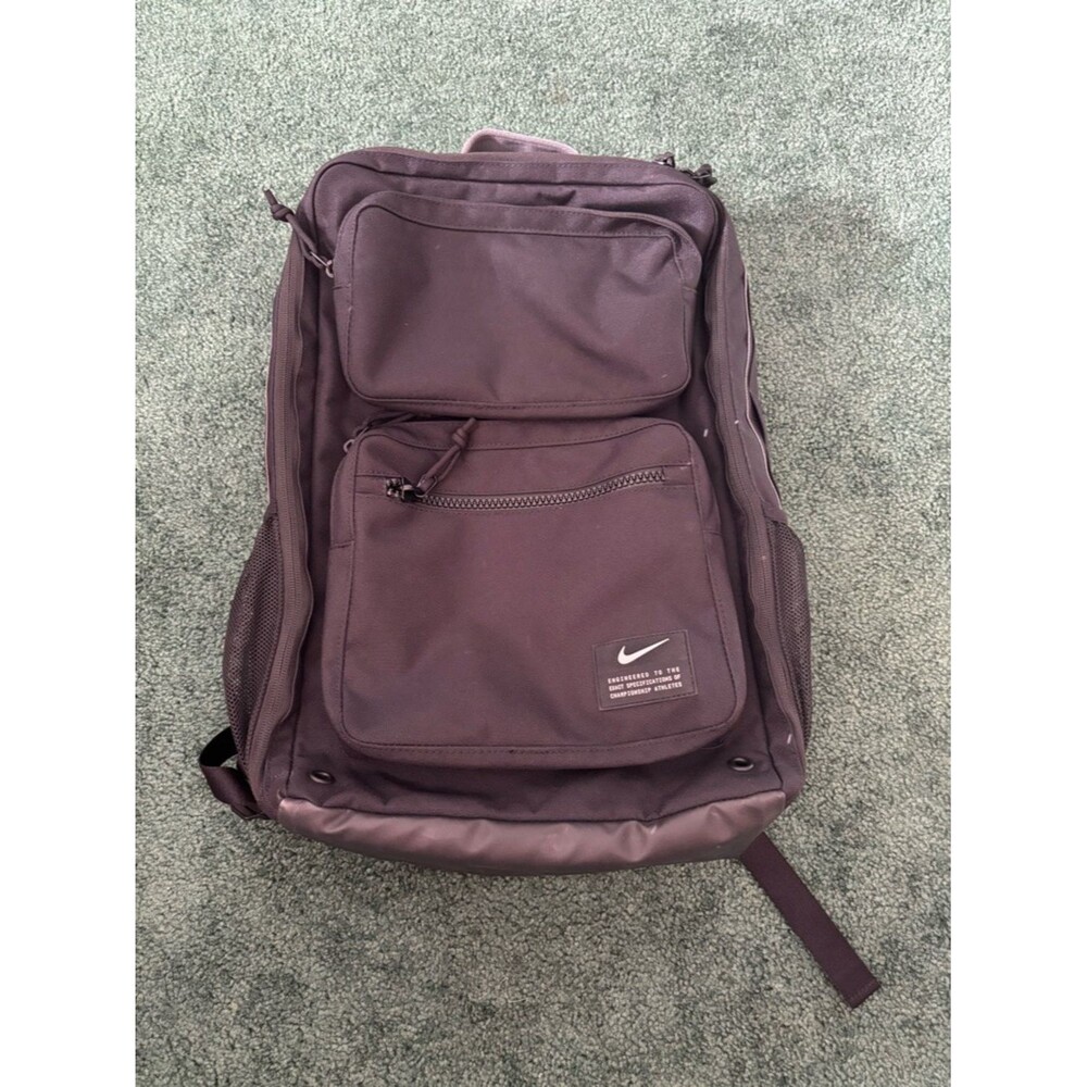 Nike black utility Backpack with Front Pockets